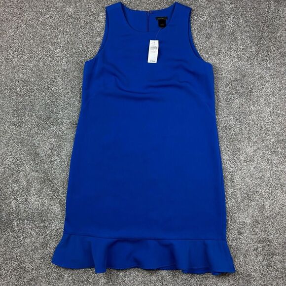 Ann Taylor Factory Dresses & Skirts - NEW Ann Taylor Factory Dress Women's 4‎ Cobalt Blue Midi Ruffled Hem Classy